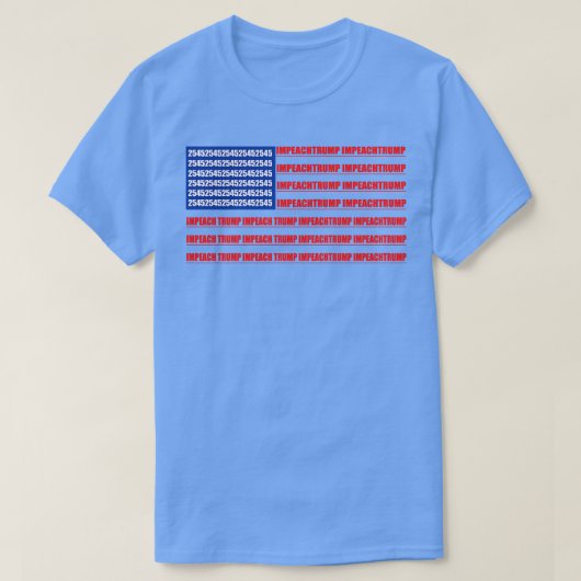 2545 Impeach Amerikaanse vlag T-shirt (Design voorkant)