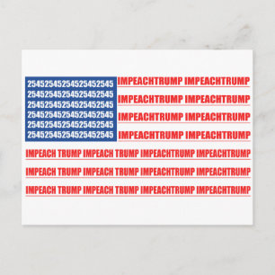 2545 Vlag Impeach Trump Briefkaart