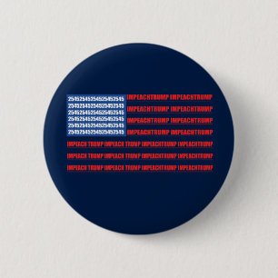 2545 Vlag Impeach Trump Ronde Button 5,7 Cm