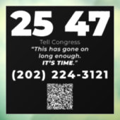 2547  RAAMSTICKER (Vel 3)