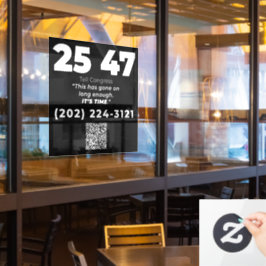2547  RAAMSTICKER