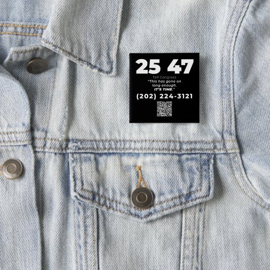 2547  VIERKANTE BUTTON 5,1 CM (In situ)