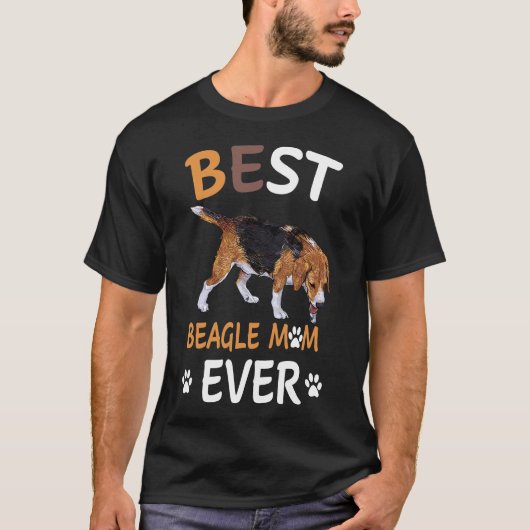 254 Beste beagle Mam ooit T-shirt (Voorkant)