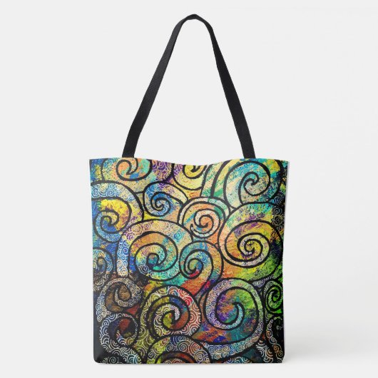 254 - Medusa's haar - Canvas tas (Achterkant)