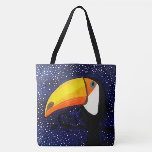 255 - Toucan - Canvas tas (Voorkant)