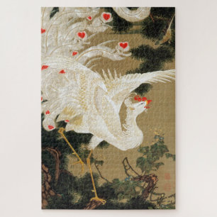 25. 老 白 図, 若 冲 Pine-tree en Phoenix, Jakuchu Ito Legpuzzel