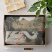 25. 老 白 図, 若 冲 Pine-tree & Phoenix, Jakuchu Tissuepapier (Geschenk)