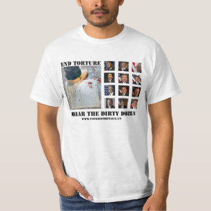 $25.00 Weggooien van de Dirty Dozen T-shirt