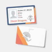 25-26 Clever Dragons-badge Badge (Voor- en achterkant)