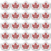 25 (3/4") Maple Leaf Grade Donker robuuste smaak Sticker (Voorkant)