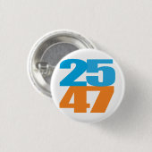 25 47 RONDE BUTTON 3,2 CM (Voorkant /achterkant)