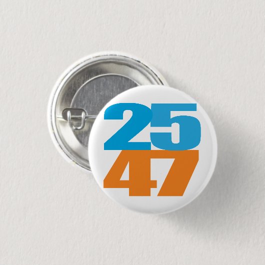 25 47 RONDE BUTTON 3,2 CM (Voorkant /achterkant)