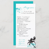 25 4x9 Beach Water Ocean Splash Programmakaart (Voorkant / Achterkant)