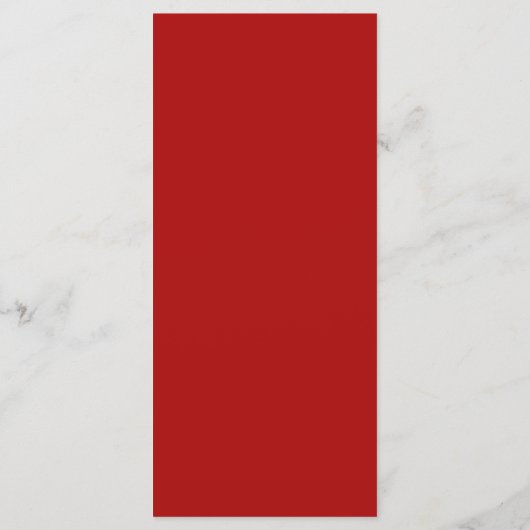 25 4x9 bruiloft programma grijs rood formele print programmakaart (Achterkant)