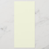 25 4x9 bruiloft programma licht groen/grijs formel programmakaart (Achterkant)