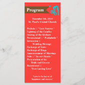 25 4x9 bruiloft programma tiener liefde paar op fi programmakaart (Voorkant)