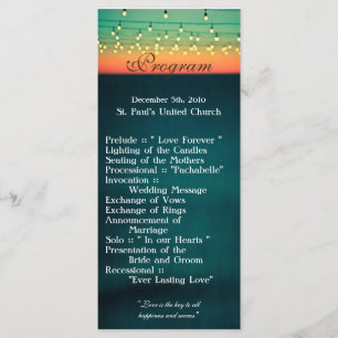 25 4x9 het Programma van de Bieden Zonnevaste Koor Programmakaart