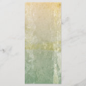 25 4x9 Huwelijksprogramma Bloemen Antiek Programmakaart (Achterkant)