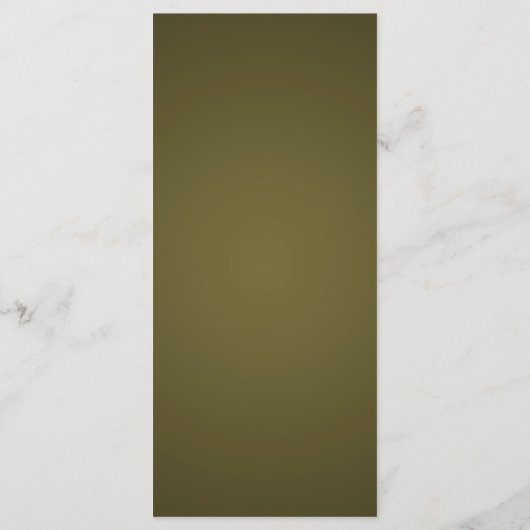 25 4x9 Huwelijksprogramma Bruine Herfst Dubbele Fi Programmakaart (Achterkant)