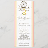 25 4x9 Huwelijksprogramma Carnaval Programmakaart (Voorkant)