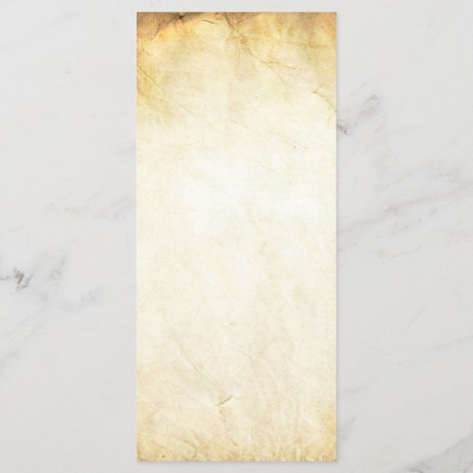 25 4x9 Huwelijksprogramma Herfst Tree Aged Paper H Programmakaart (Achterkant)