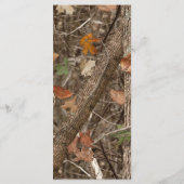 25 4x9 Huwelijksprogramma Jachtpaar Herten Doe Buc Programmakaart (Achterkant)