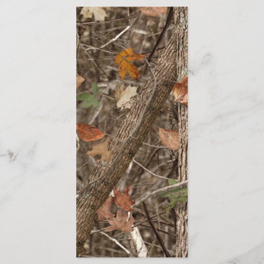 25 4x9 Huwelijksprogramma Jachtpaar Herten Doe Buc Programmakaart (Achterkant)