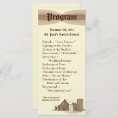 25 4x9 Huwelijksprogramma  Landschuur Boerderij Programmakaart (Voorkant / Achterkant)