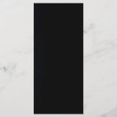 25 4x9 Huwelijksprogramma Marine Hispanic Uniform Programmakaart (Achterkant)