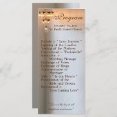 25 4x9 Huwelijksprogramma Mason Jar Kroonluchter K Programmakaart (Voorkant / Achterkant)