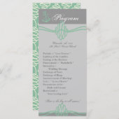 25 4x9 Huwelijksprogramma Nautische Knoop Anker Ti Programmakaart (Voorkant / Achterkant)