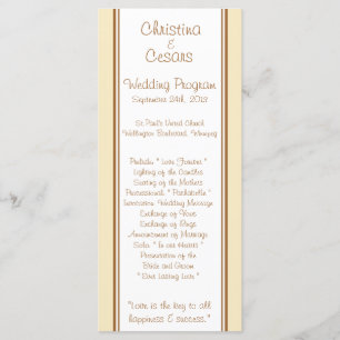 25 4x9 huwelijksprogramma net gehuwd paar programmakaart