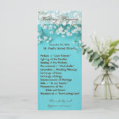 25 4x9 Trouwprogramma Babys Ademlente Bloem Programmakaart (Staand voorkant)