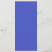 25 4x9 Trouwprogramma Ombre Blue Chevron Programmakaart (Achterkant)