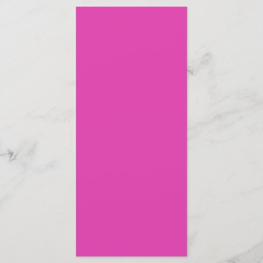 25 4x9 Trouwprogramma Ombre Roze Chevron Programmakaart (Achterkant)