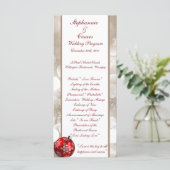 25 4x9 Trouwprogramma Winter Blur Programmakaart (Staand voorkant)