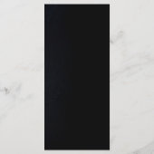 25 4x9 Wedding Program Marine Dress Blues Uniform Programmakaart (Achterkant)