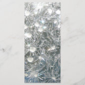 25 4x9 Wedding Programme Shattered Ice Broken Wint Programmakaart (Achterkant)