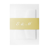 25 Aangepaste Gold Ombre Invitation Belly Bands Uitnodigingen Wikkel (Voorkant Voorbeeld)