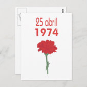 25 Abril Briefkaart (Voorkant / Achterkant)