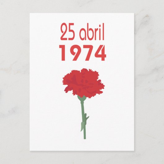 25 Abril Briefkaart (Voorkant)