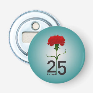 25 april, de anjerrevolutie, Portugal Button Flesopener