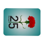 25 april, de anjerrevolutie, Portugal Magneet (Horizontaal)