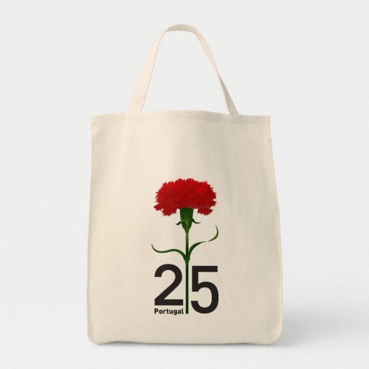 25 april, de anjerrevolutie, Portugal Tote Bag (Voorkant)
