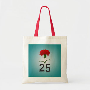 25 april, de anjerrevolutie, Portugal Tote Bag