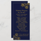 25 Bindprogramma's voor de zeemacht en de geelbloe Programmakaart (Voorkant / Achterkant)