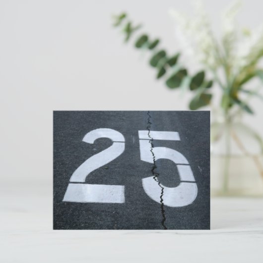 25 BRIEFKAART (Staand voorkant)