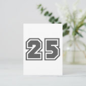 25 BRIEFKAART (Staand voorkant)