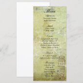 25 Bruiloft in Pisa Menu Labels (Voorkant / Achterkant)