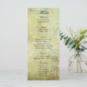 25 Bruiloft in Pisa Menu Labels (Staand voorkant)
